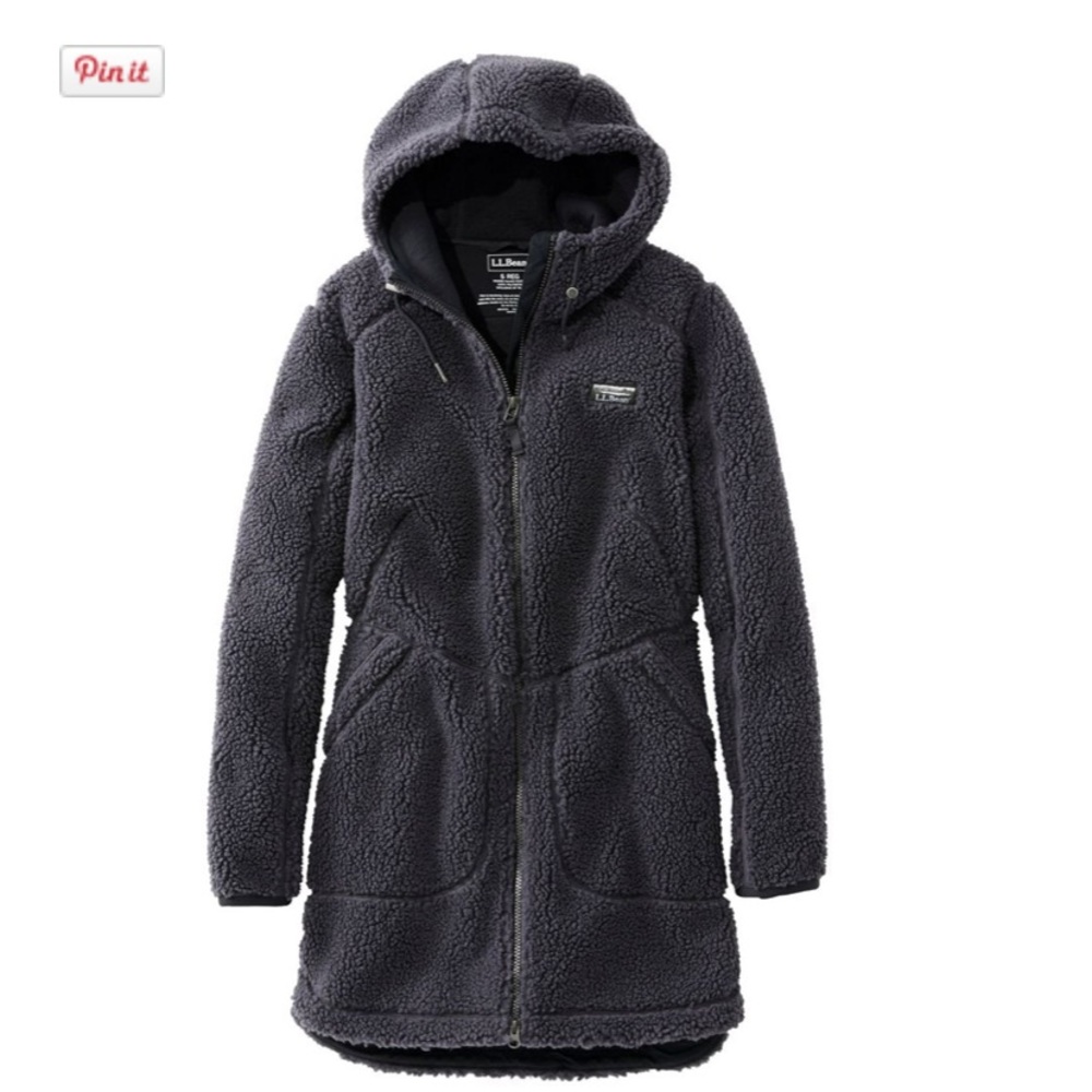 Ll bean mountain pile fleece parka